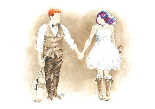 Picture: event invite. Watercolour