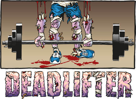 Dead-lifter T shirt. Adobe illustrator 
