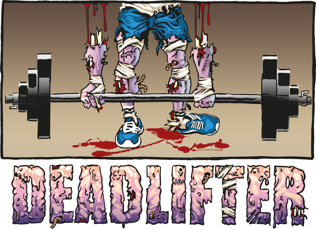 Dead-lifter T shirt. Adobe illustrator 